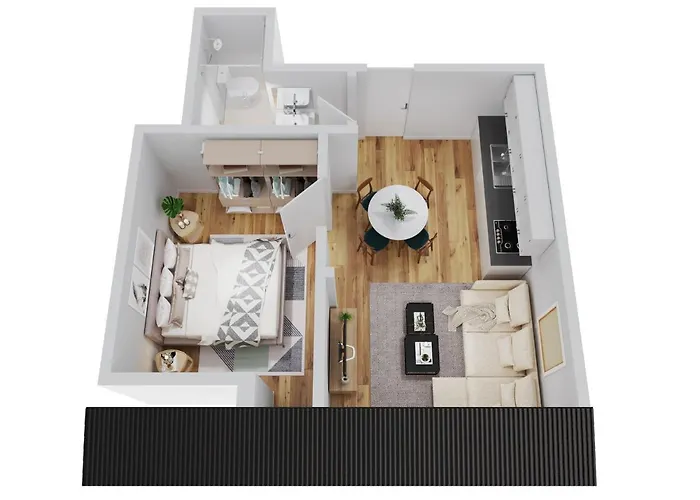 公寓 Smart Haus Opal 405 温特贝格